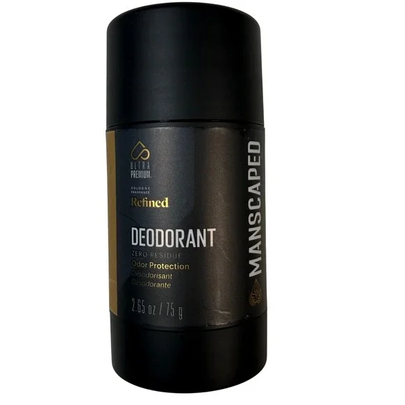 Manscaped Refined Deodorant Aluminum Free Clear Odor Protection 2.65oz NEW
