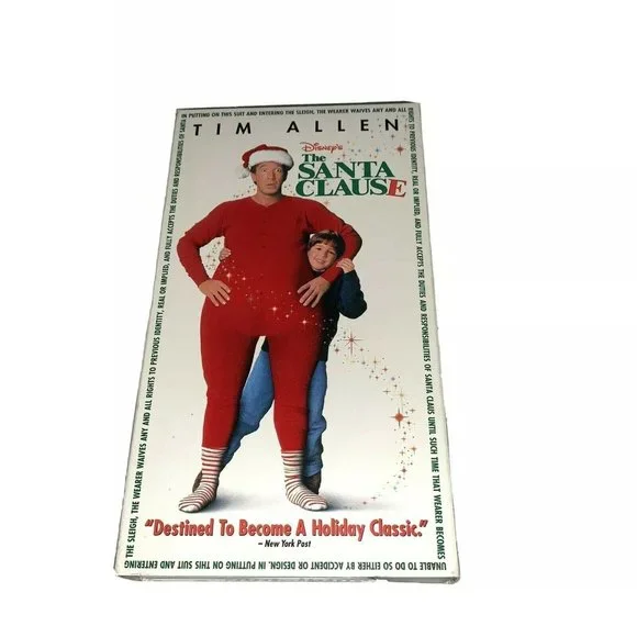 Disney The Santa Clause VHS Video Tape Tim Allen Family Christmas