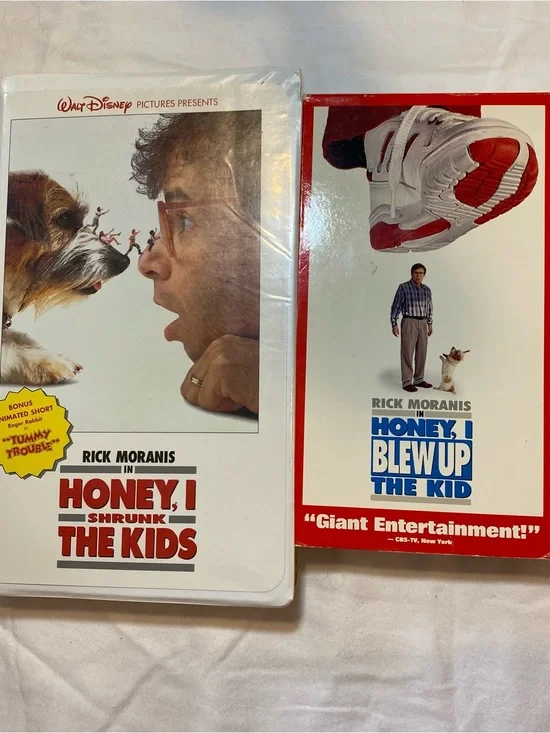 Honey, I Shrunk the Kids & Honey, I Blew Up the Kid VHS - Disney 90s Movies