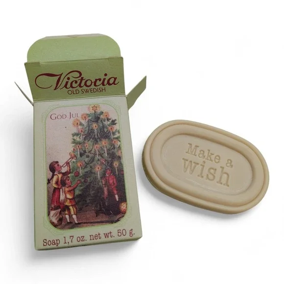 Victoria Swedish God Jul Soap • Christmas Bar • Made in Sweden‎ • New in Box