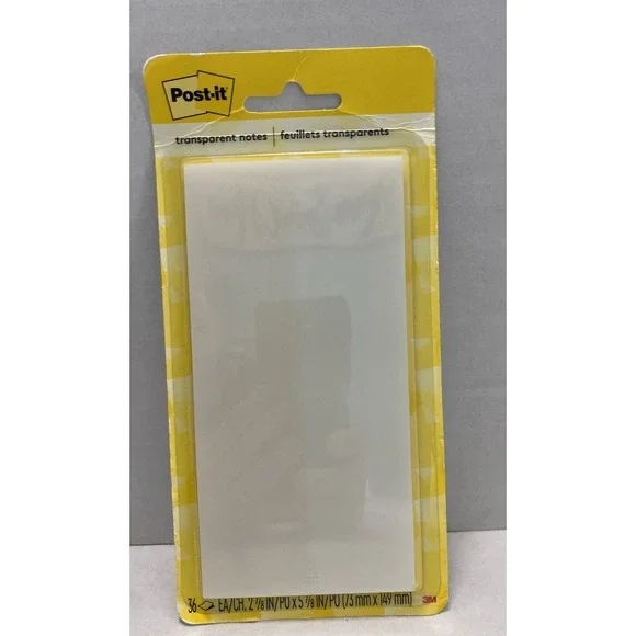 3m 636TRSPT Transparent‎ Notes, 2.88