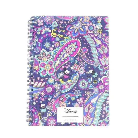 Vera Bradley Sensational Six Paisley Disney Mini‎ Spiral Notebook NWT
