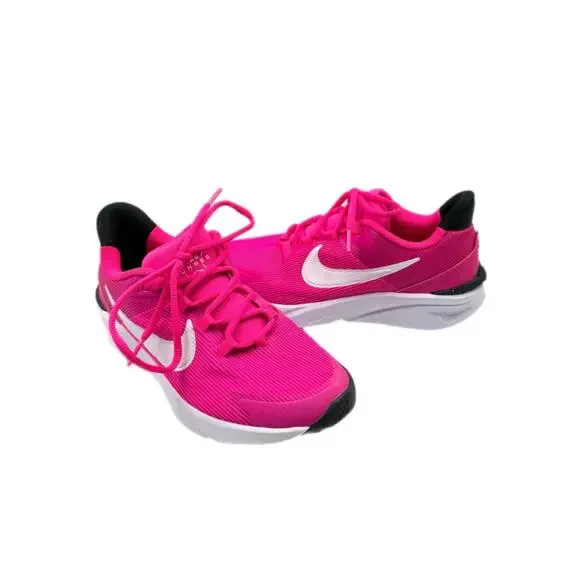 Nike 4.5 Youth Star Runner 04 Magenta Hot Pink Athletic Running Tennis Shoes