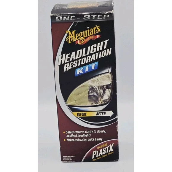 MEGUIARS HEADLIGHT RESTORATION KIT New Without Microfiber‎ Towel