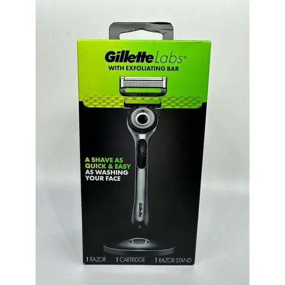 Gillette Labs W Exfoliating‎ Bar 5 Blades Razor & Stand