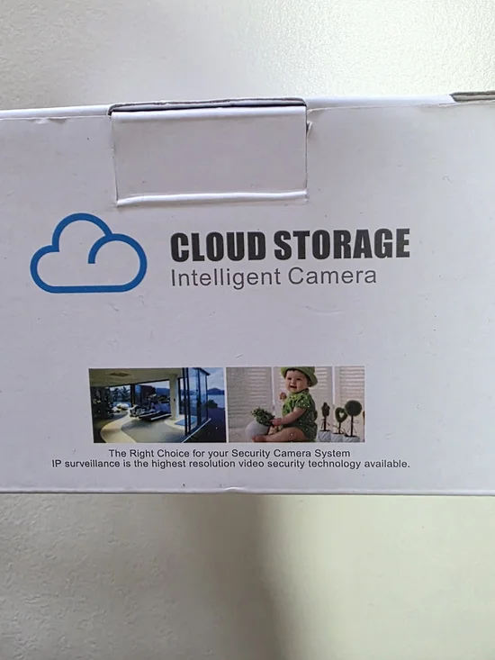 Cloud Storage Intelligent Camera - White Security Camera