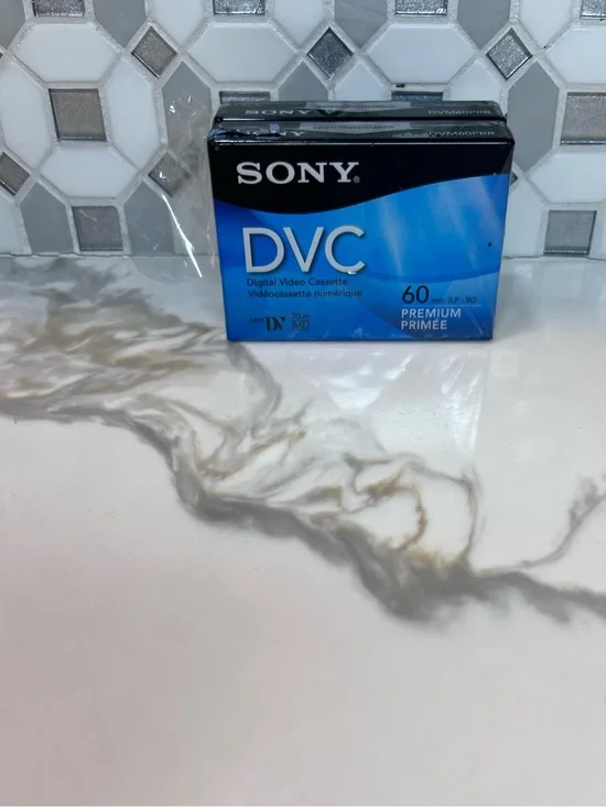 Sony DVM60PRR/6 Premium Digital Video Cassette Brick - 2 pack. Sealed