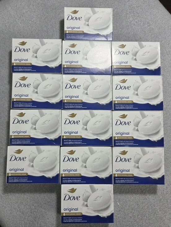​Dove Original Moisturizing Beauty Bar Soap Bulk 14 Piece Lot