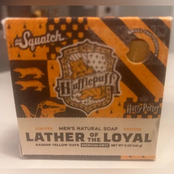 Dr. Squatch Hufflepuff Lather Of The Loyal Men's Natural Soap