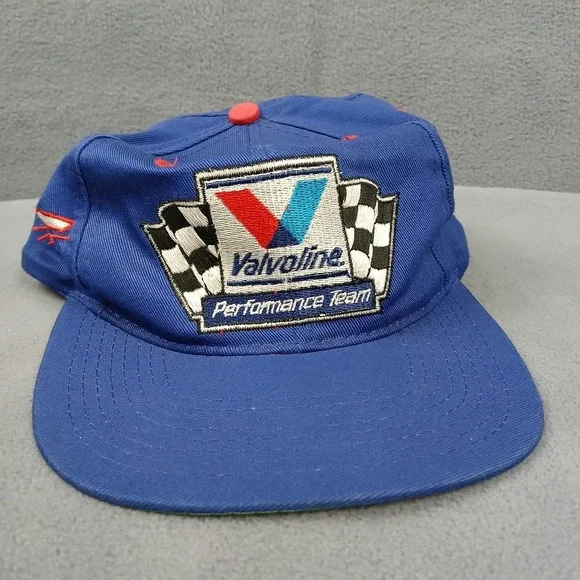 Vintage 90's Mark Martin #6 NASCAR Valvoline‎ Performance Team Snapback Hat Cap