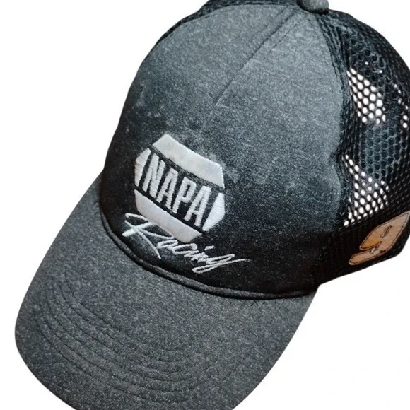 Chase Elliott Napa Racing SnapBack Hat One Size Fits‎ All Black Trucker Mesh