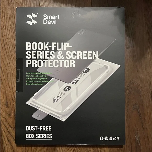 New Sealed Book-Flip Series Screen Protector iPad Air 13-inch 2024 model M2 chip