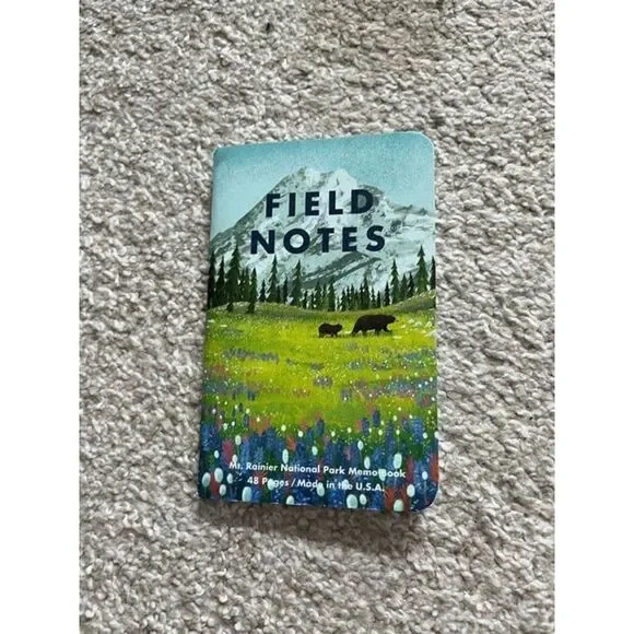 Field Notes Mt. Rainier Notebook -- new