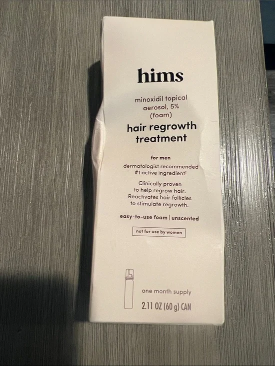 Hims Hair Regrowth Treatment Foam 5% NIB