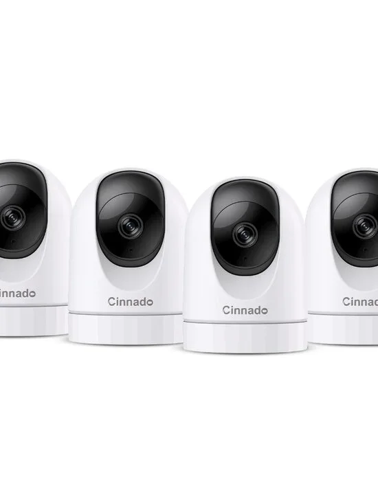 NEW Cinnado D1 2K WIFI Indoor Security Camera- 4 Pack