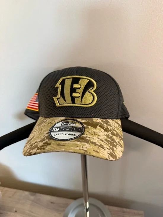 New Era Black and Tan Camo 39THIRTY Stretch Cap