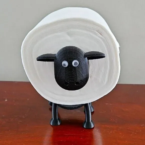NWOT Back Sheep Toilet Paper Holder