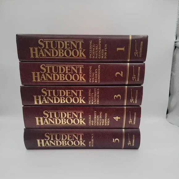 STUDENT HANDBOOK VOLUME 1-5 GREAT CONDITION, Like New Conditions