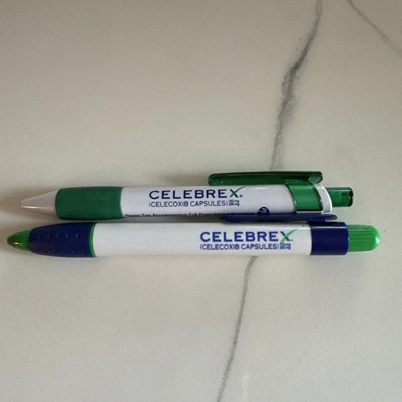 Lot of 2 CELEBREX Pharmaceutical‎ Drug Rep Promotional Retractable Ballpoint Pen
