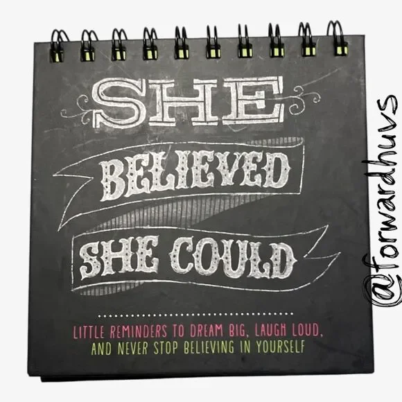 She Believed She Could – Inspirational Notebook – Hallmark