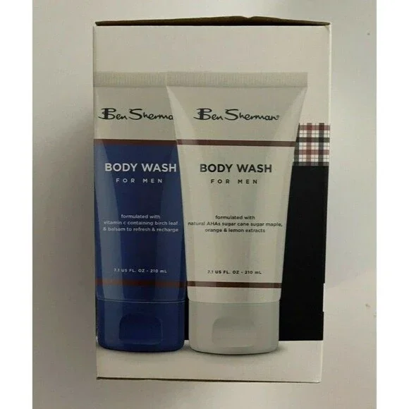 Ben Sherman Daily Body Wash Set 4 Pieces 210ml x4 For Him Sealed Present Gift