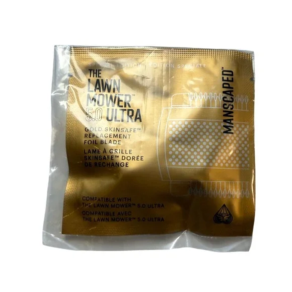 Manscaped Lawn Mower 5.0 Ultra Gold SkinSafe Foil Blade New