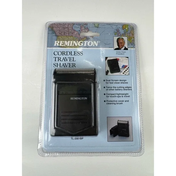 Remington Travel Shaver‎ Vintage 1992 Model TL-2001BP