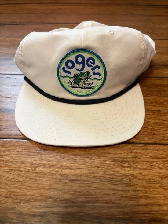 Roger’s Fishing Lure Snapback Hat Robe White Cap Hat