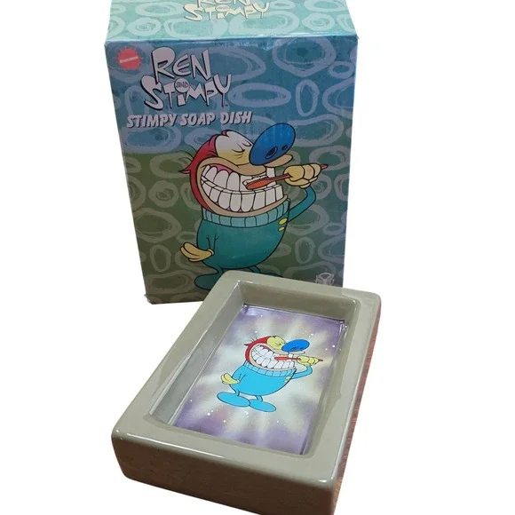 Nickelodeon Ren and Stimpy Stimpy Soap Dish The Nick Box CultureFly 2019 90's