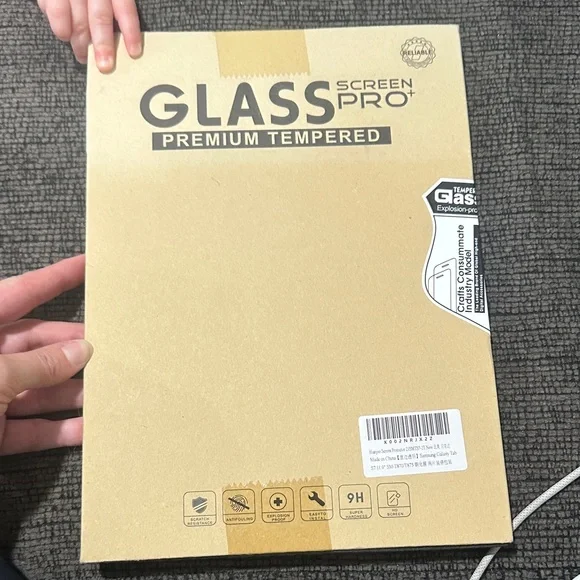 Glass Screen Pro+ Premium Tempered Screen Protector 2 pack Samsung galaxy tab