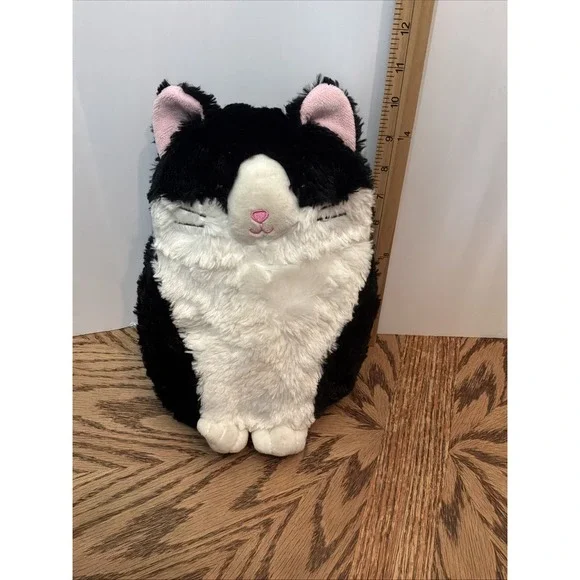 Kellytoy My‎ Cat Plush Soft Toy Black And White Tuxedo 12