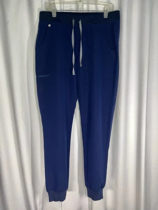 FIGS Men’s Navy Jogger Scrub Pants XL Drawstring Stretch Medical