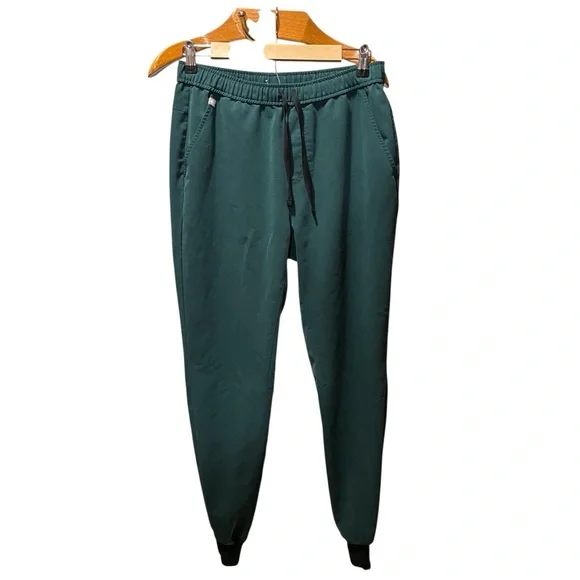 Figs Men's Tansen Deep Green Joggers Medium