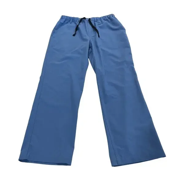 FIGS Pisco Basic Scrub Pants in Ceil Blue size Small Short