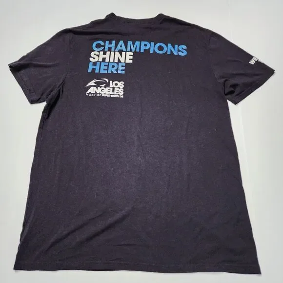 Fanatics Los Angeles Host of Super Bowl LVI NFL Shirt Charcoal XL EUC