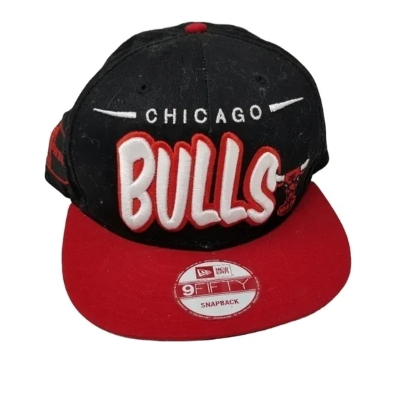 Chicago Bulls New Era 9Fifty Snapback Hat Embroidered Hardwood Classics
