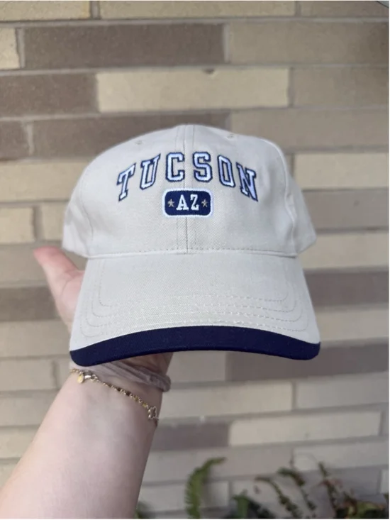 Vintage Tucson Arizona Baseball Cap Hat Lid Embroidered Cotton