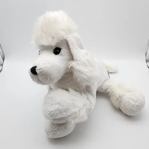 Vintage Ganz White French Poodle Plush Toy 14