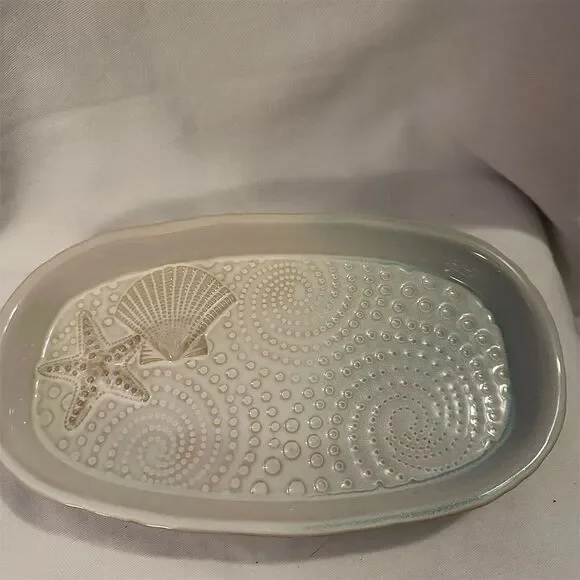 Ombre Oval Plat Starfish Shell Design