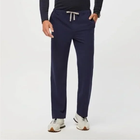 FIGS NWOT Men's Pisco Basic Scrub Pants Size L Navy Blue