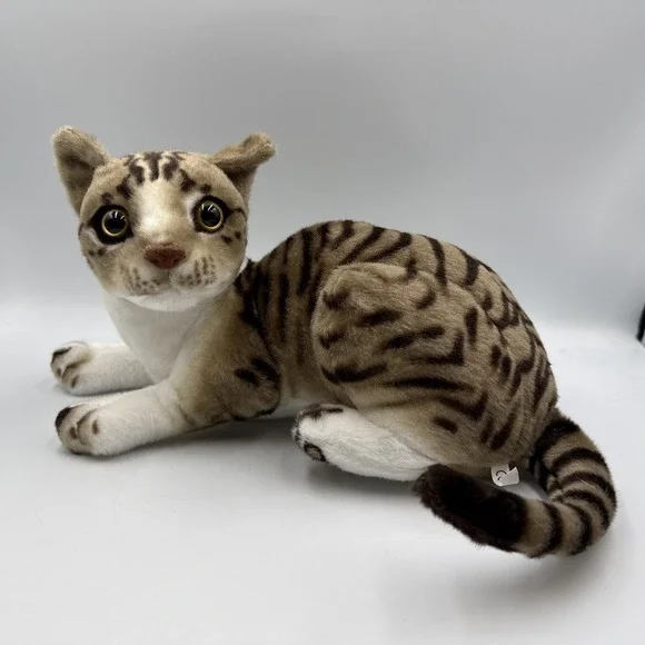 Siamese Cat Stuffed Animal, Shorthair Cat Realistic Plush Cat Stuffed Toys, Gift