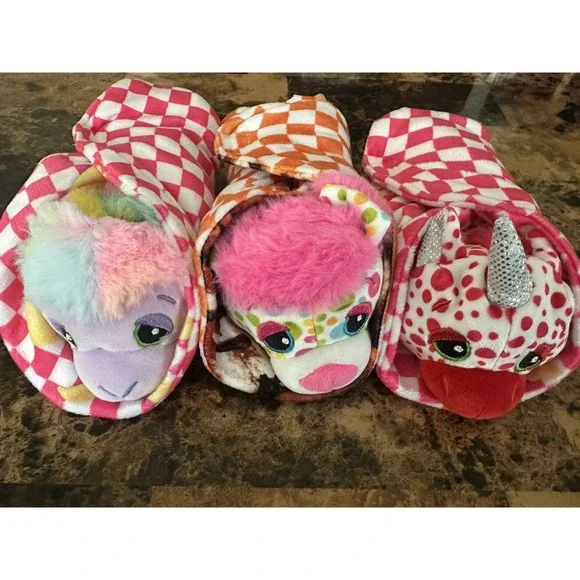 Lot Of 3 Stuffed Animal Cutetitos Carnivalitos & Blankets EXCELLENT
