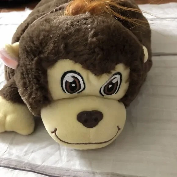 LapGear Book‎ Tablet Device Pillow Rest Monkey Plush Soft Toy Stuffed Animal