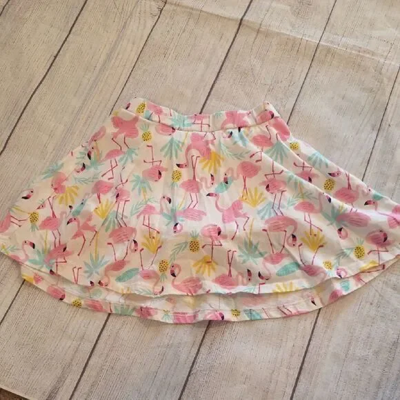The Children's Place Colorful Flamingo Skirt