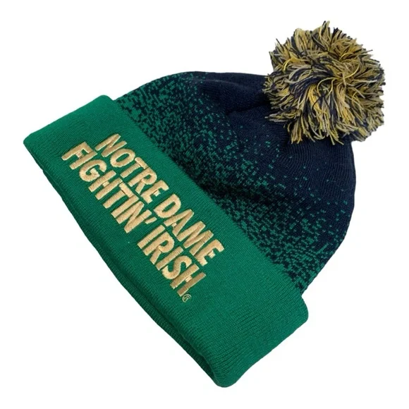 Vintage MLS Notre Dame Fightin' Irish Knit Beanie Hat
