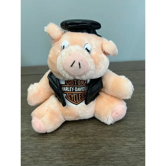 Vintage Harley Davidson 1998‎ Motorcycle Biker Hog Plush