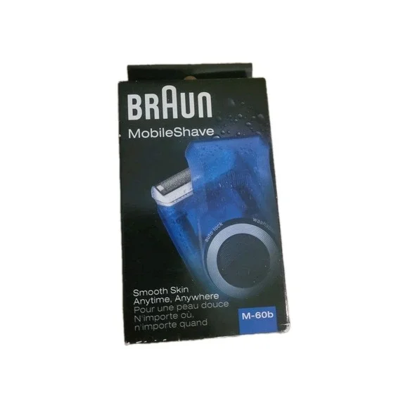 Braun M60b Mobile Battery Powered Electric Shaver for Men
