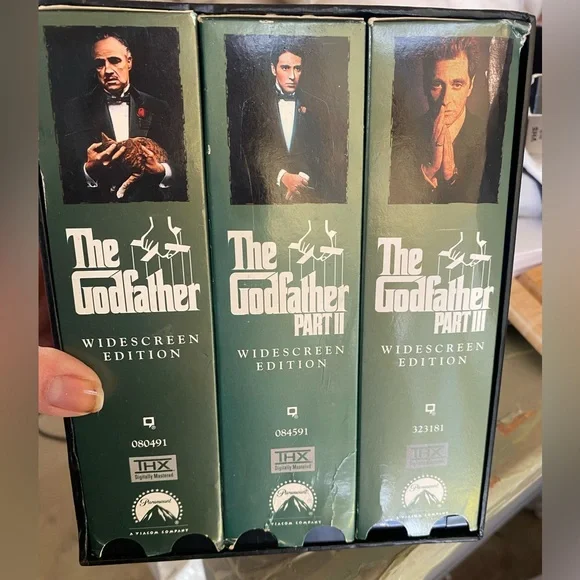 The Godfather Trilogy VHS Box Set