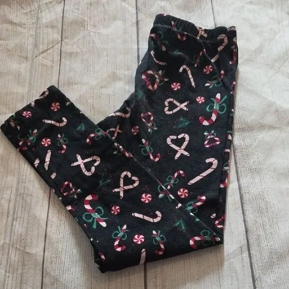 The Children's Place Festive Black Leggings
