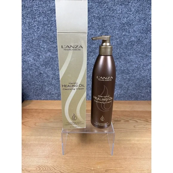L'anza Keratin Healing Oil Cleansing‎ Cream 10.1 oz~NIB
